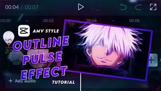 outline pulse effect capcut tutorial for beginners | amv style edit tutorial