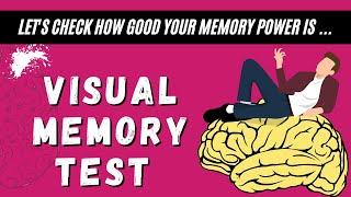 Visual Memory Test | Let's Check How Good Your Memory Power Is | Brain Training Games