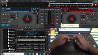 how to set your virtual dj custom mapping and scratch using keyboard (LATEST TUTORIAL EXPLAINED)