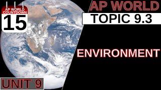 AROUND THE AP WORLD DAY 15: THE ENVIRONMENT