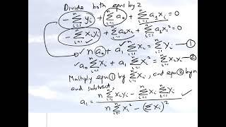 Chapter 06.03: Lesson: Deriving the Linear Regression Formula