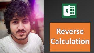 Do you know what is reverse calculation in Excel #goalseek
