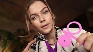 ASMR Night Nurse Liza Visits You for Full Medical Checkup On a Rainy Day (CNE, Eye Exam, Ears, ENT)