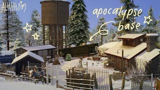 build a winter apocalypse base with me the sims 4 long play w/commentary