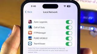 ANY iPhone How To Allow Access to Local Network! (& FIX Not Showing)