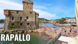 RAPALLO (Liguria) Italy walking tour in 4k ️   Ultra HD