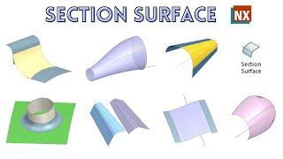 Section Surface | How to use Section Surface in NX | NX 1980 | NX CAD |