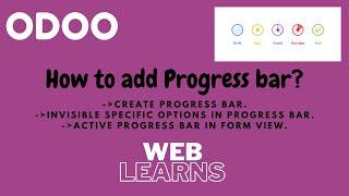 How to add status bar in form view Odoo | widget statusbar | odoo view tutorial