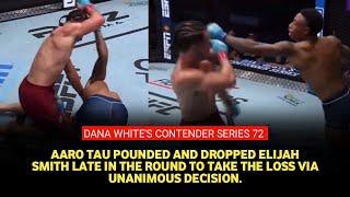 DWCS 72 Results: Referee's decision wrong? Elijah Smith defeats Aaron Tau via unanimous decision