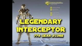 774 Legendary Interceptor End Game Gear Score + GM3 Melee Boss Fight [Anthem Patch 1.0.3]