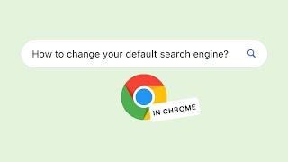 How To Change Your Default Search Engine (IN CHROME)