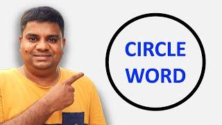 How To Circle a Word In Google Docs