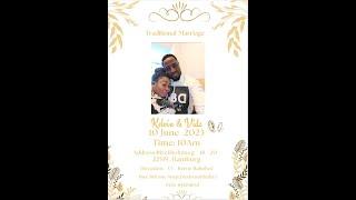 TRADITIONAL MARRIAGE BETWEEN KELVIN & VIDA ON 10.06.2023 IN HAMBURG BY JUSTERICK VIDEOS