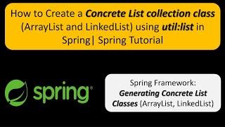 How to create a concrete List collection class (ArrayList and LinkedList) using util:list in Spring