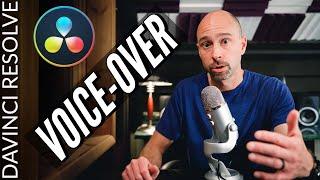 Voice-Over in Davinci Resolve | Record Directly into Resolve