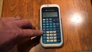 Calculator Tutorial - Intro to the TI-34 Multiview