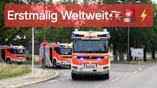 Weltweit Erstmalig!| 5 E-LHF der Berliner feuerwehr mit Blaulicht!️| Rosenbauer RT️|