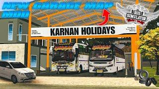 NEW GARAGE MAP MOD FOR BUSSID| BUSSID MAP MOD|BUS SIMULATOR INDONESIA|