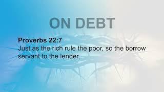 Biblical Principles on Finances (On Debt 1)