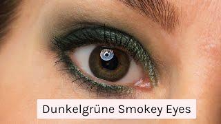 Einfache Grüne Smokey Eyes schminken | auch für Schlupflider und kleine Augen! 