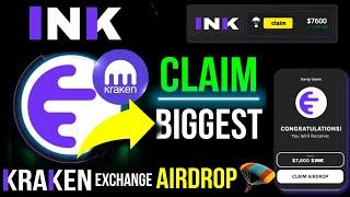 Ink Mainnet Airdrop Backed By Kraken Exchange  | Claim New Crypto Airdrop 2024 | Ink Airdrop Guide