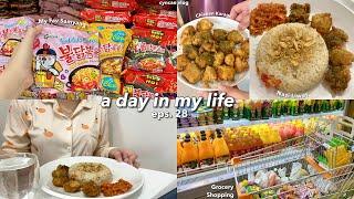 A DAY IN MY LIFE : Sundanese Food Nasi Liwet & Grocery Shopping Anak Kost ver. Eps.28 | Cyn can Vlog