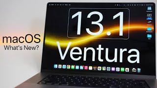 macOS Ventura 13.1 is Out! - What's New?