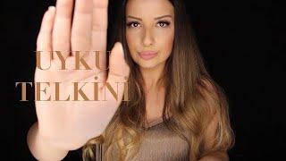 TÜRKÇE ASMR | UYKU TELKİNİ EŞLİĞİNDE YÜZÜNE DOKUNUYORUM | Rahat Uyku İçin Huzur Meditasyonu