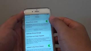 iPhone 6: How to to Stop Photos Automatically Upload to iCloud Server