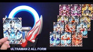 Ultraman Z, ALL form! Ultra Replica Orb Ring Fusion cards
