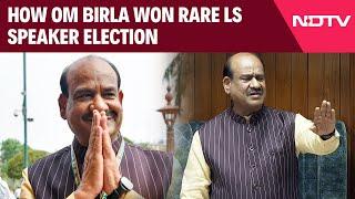 Om Birla Votes Tally | How NDA's Om Birla Won Rare Contest For Lok Sabha Speaker