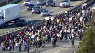 After police shooting, protests surround Sacramento Kings arena