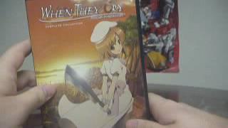 NICK54222 Unboxing: When They Cry Season 1 DVD (Sentai Filmworks Release)