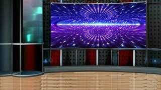TV Studio Background, Virtual Studio Set, News Studio #BSmotion