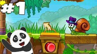 Panda Salyangoz Bob 2 Oynuyor! - Snail Bob 2 Birinci Bölüm