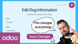 Allowing Portal Users to Edit Records in Odoo