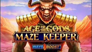 Age Of The Gods Maze Keeper slot by Playtech Origins - Gameplay