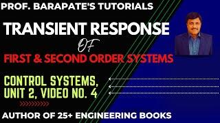 TRANSIENT RESPONSE OF 1st & 2nd ORDER SYSTEMS.