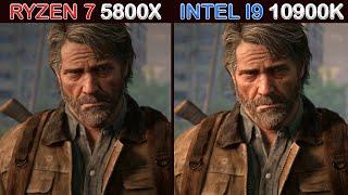 Ryzen 7 5800X VS Core i9 10900K - Gameplay Benchmark Test in 10 Games