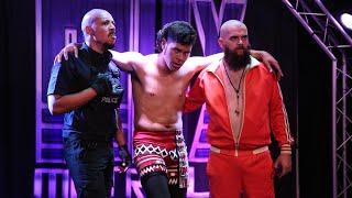 Braddah Kaimi w/Coach Nick and Super-Cop Turbo vs Aaron Eagle and Caleb Riley