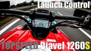 Ducati Diavel 1260 S | TOPSPEED | Launch Control | 100-200