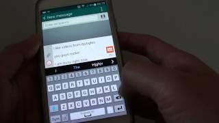 Samsung Galaxy S5: How to Set Keyboard Swipe to Continuous Input