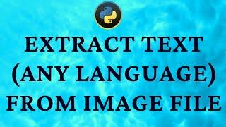 Image to text conversion in python