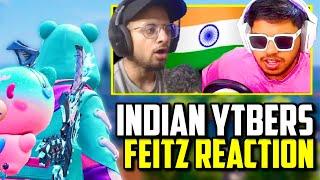 TWO INDIAN YOUTUBERS REACT TO FEITZ PISTOL KNOCKS!! | PUBG Mobile