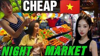 CHEAP Clothes, Food, Shoes & Nightlife in Cho Dem Son Tra Night Market, Da Nang, Vietnam 