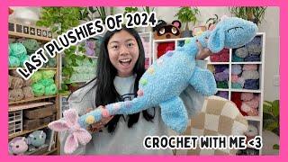 The Last Plushies (and longest vlog) of 2024!  Crochet With Me / Amigurumi Studio Vlog - Bye 2024!