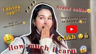 How much I earn?Brand Collab,views kese increase kare/Brands ko kitna charge kare/Swati Rathi