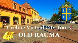 Cycling Through Time: Old Rauma in September 2023. #virtualtour #4k #cycling #finland