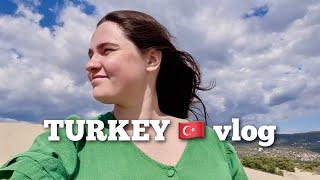 Chilling in Dunes at the Mediterranean Sea | travel vlog from Turkey with two children