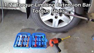 1/2" Torque Limiting Extension Bar Set - Torque Sticks